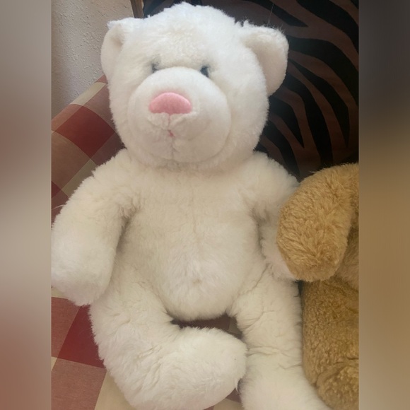 Build A Bear 14" Teddy Bears Bundle of 2- plush stuffedWith Hugs & Good Wishes - Picture 2 of 9